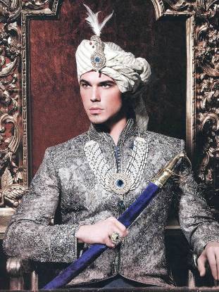 Sherwani and Kulla, Sherwani Turban, Sherwani For Weddings, Red Sherwani, Black Sherwani, Off white