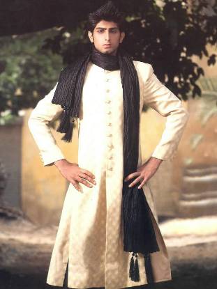 Sherwani and Kulla, Sherwani Turban, Sherwani For Weddings, Red Sherwani, Black Sherwani, Off white