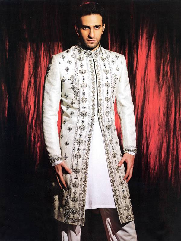 Designer Sherwani, Amir Adnan Sherwani, Deepak Perwani Sherwani, Black Sherwani, Naushemian Sherwani