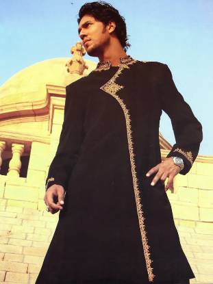 Designer Sherwani, Groom Sherwani, Pakistani Sherwani, Sherwani Styles, Black Sherwani