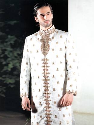 Designer Sherwani for Groom, Designer Wedding Sherwani, Embroidered Designer Sherwani