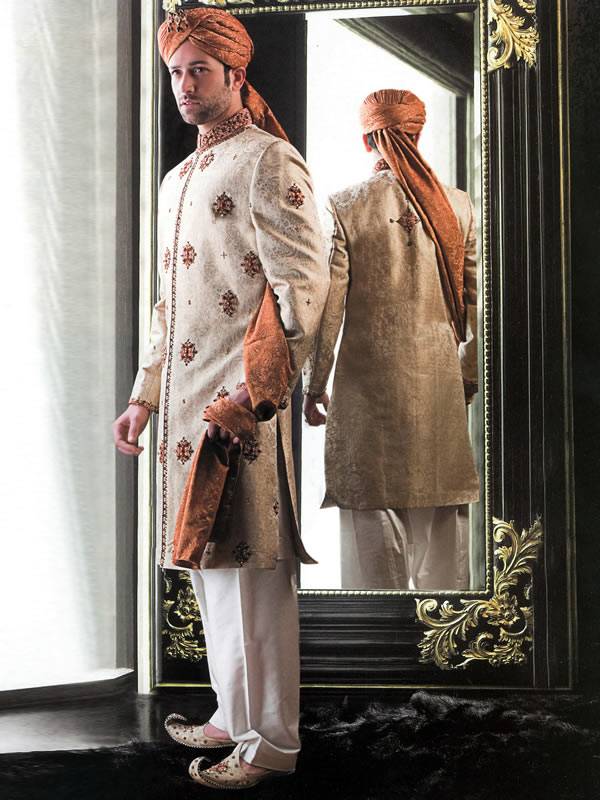 Designer Sherwani for Groom, Designer Wedding Sherwani, Embroidered Designer Sherwani