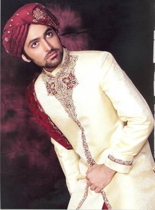 Mens Sherwani Self Jamawar Groom Sherwani Wedding Sherwani Pakistan India