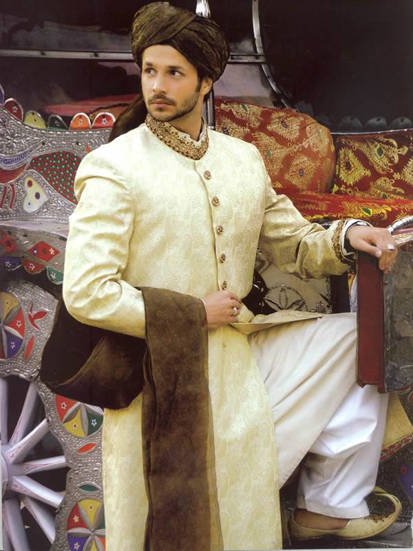 Pakistani Men's Shalwar Kameez Designer Salwar Sherwani Pakistan