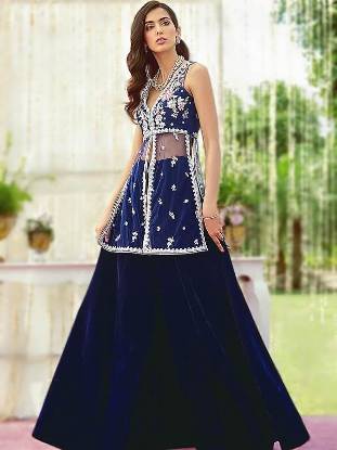 Pakistani Wedding Dresses Designer Lehenga Detroit Michigan USA Velvet Lehenga