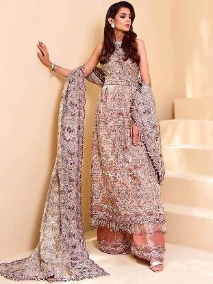 Latest Long Party Dresses Pakistan Embellished Party Dress Surrey England UK