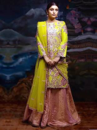 Pakistani Designer Sharara Bradford UK Wedding Guest Dresses Sharara Suits