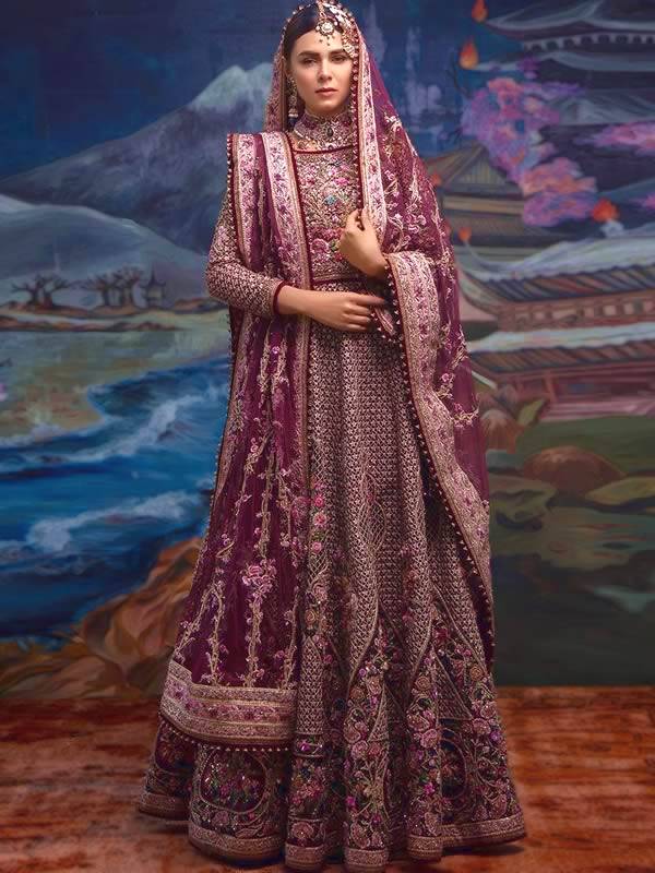 Bridal Anarkali Newcastle England UK Fahad Hussayn Agnikot Collection