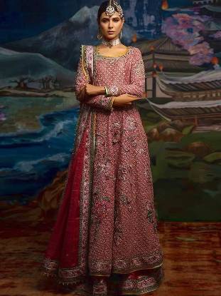 Designer Pishwas Glasgow Scotland Wedding Event Anarkali Pishwas Dresses