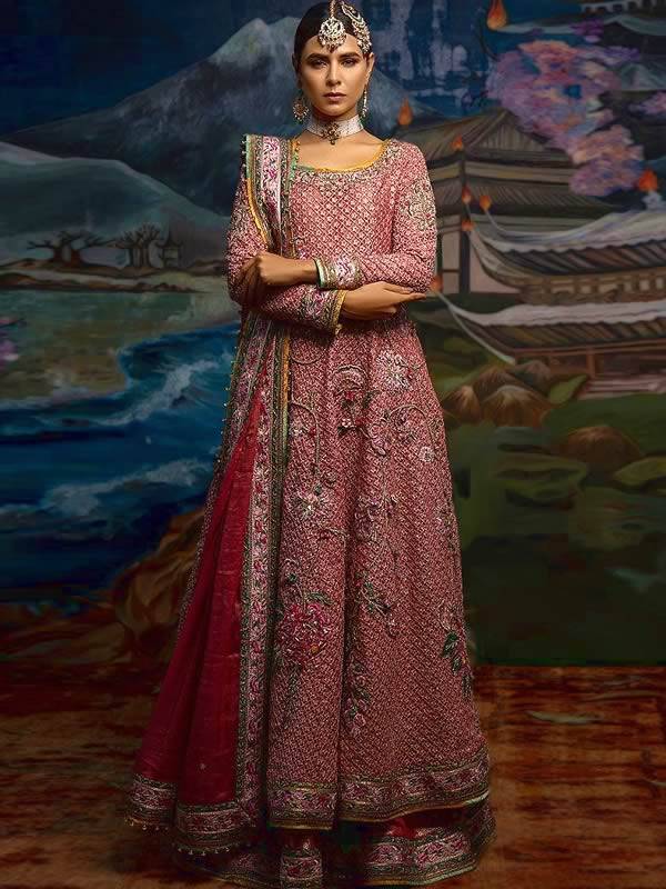 Designer Pishwas Glasgow Scotland Wedding Event Anarkali Pishwas Dresses