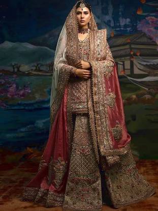 Designer Lehenga Newcastle England UK Fahad Hussayn Bridal Dresses UK