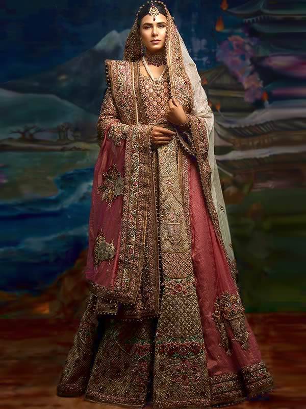 Designer Bridal Pishwas Glasgow Scotland Fahad Hussayn Bridal Pishwas	