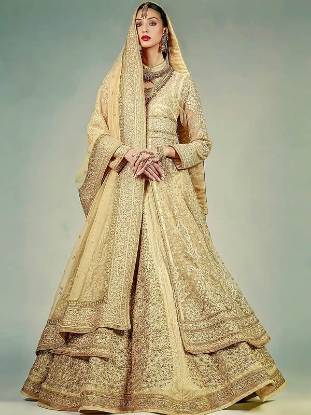 Light Gold Walima Bridal Dresses Sydney Australia Best Walima Bridal Lehenga Dress