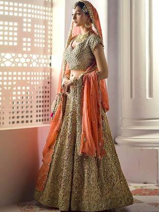 Reception Bridal Lehenga Farmington Hills Michigan USA Indian Bridal Lehenga