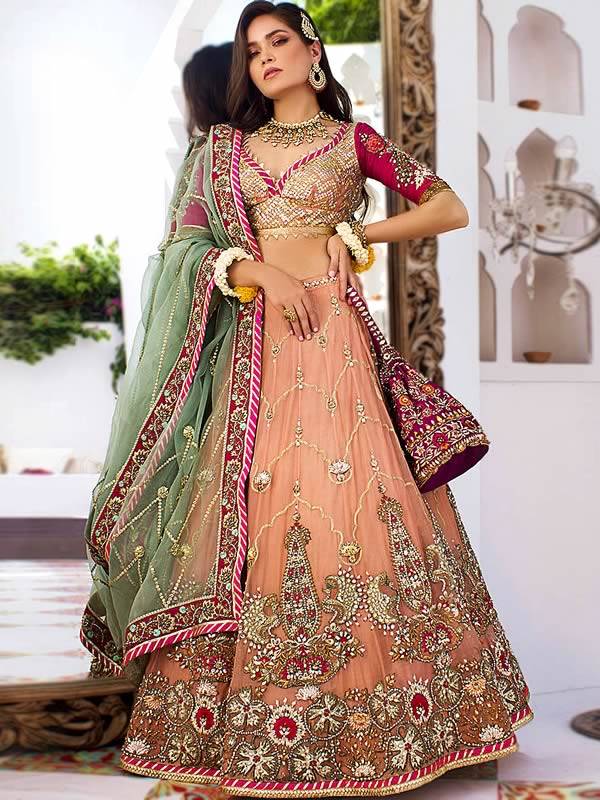 Walima Bridal Dress Iselin New Jersey USA Walima Bridal Pakistani Lehenga