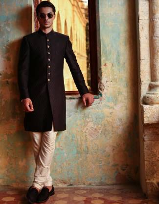 Black Diamond Menswear Sherwani Doha Qatar Graceful Sherwani for Mens