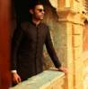 Black Rope Embroidered Sherwani Doha Qatar Sherwani and Kurta Combinations