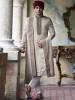 Beige Jamawar Sherwani Newcastle England UK Ismail Farid Sherwani Suits