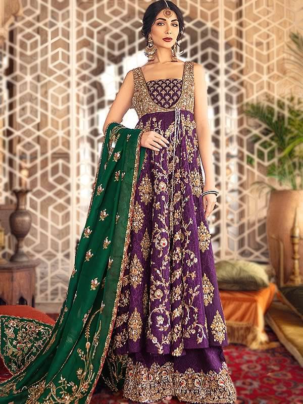 Latest Wedding Sharara Suit Design Ideas For Wedding Guest Sharara Suit