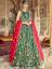 Pakistani Wedding Maxi Stockholm Sweden Wedding Lehenga Maxi in Green Color