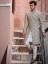 Pakistani Designer Sherwani Nelson UK Graceful Mens Sherwani in Raw Silk