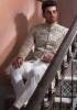 Pakistani Designer Sherwani Nelson UK Graceful Mens Sherwani in Raw Silk