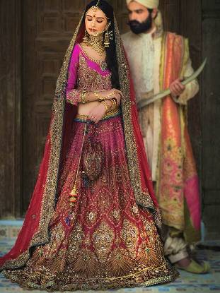 Pakistani Wedding Dresses Farmington Hills Michigan USA Nilofer Shahid Bridal Lehenga