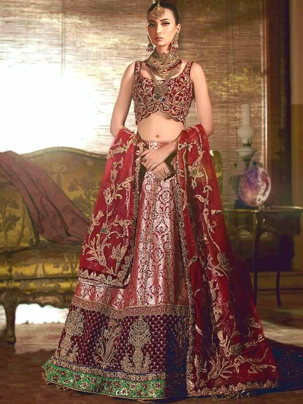Indian Pakistani Designer Lehenga Garden City Michigan USA Latest Bridal Lehenga