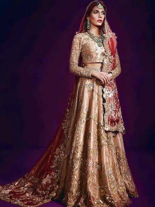 Pakistani Bridal Lehenga Jackson Heights New York NY USA Ammara Khan Bridal Lehenga