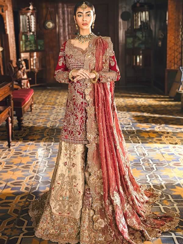 Best Bridal Gharara Bellerose New York NY USA Barat Gharara Bridal Gharara