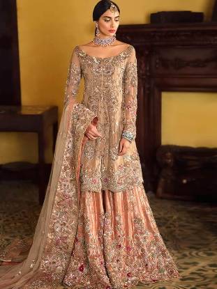 Gharara for Walima Wedding Dresses Chester Pennsylvannia USA Walima Gharara