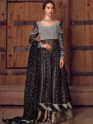 Anarkali Sharara Dresses Houston Texas TX USA Pakistani Designer Anarkali Suits	