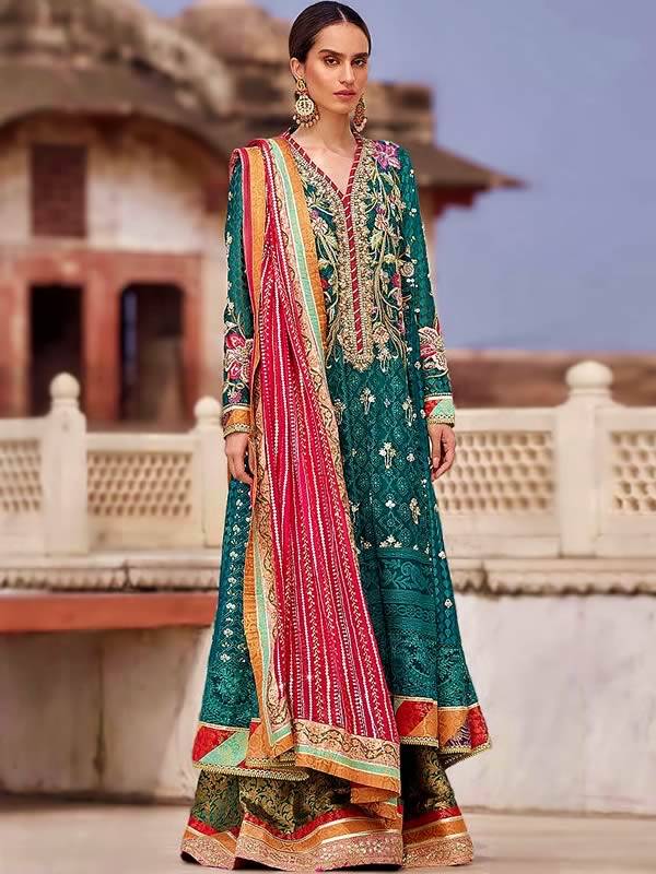 Long A-line Shirt Sharara Dress Houston Texas TX USA Pakistani Sharara Dresses