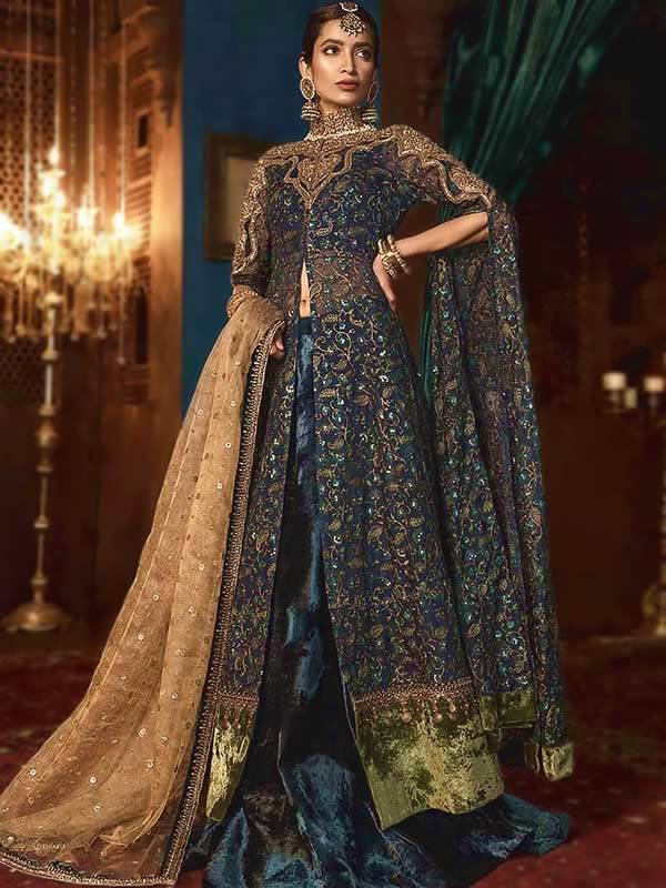 Exclusive Designer Pakistani Wedding Dresses For Ladies – Usama Silk