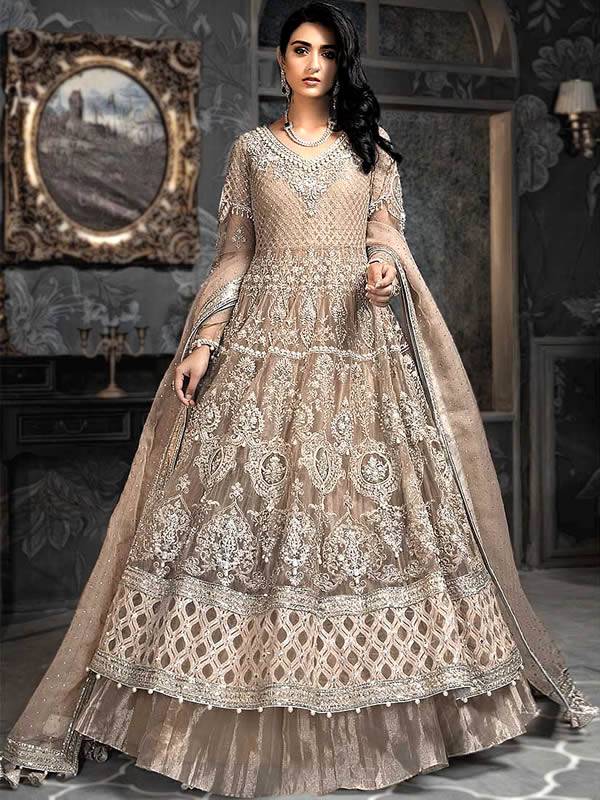 Latest Anarkali Bridal Suits Long Pishwas Washington DC USA Best Anarkali Bridal