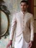 Off-White Mens Prince Coat in Jamawar Abu Dhabi UAE Good Looking Mens Prince Coat Suits