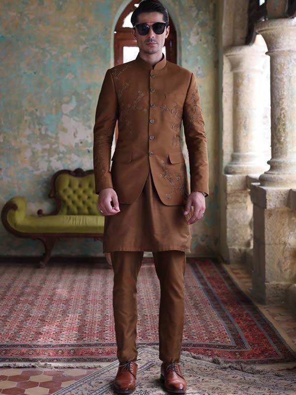 Prince Coat Brands in Pakistan Ajman UAE Mens Bespoke Prince Coat Suits