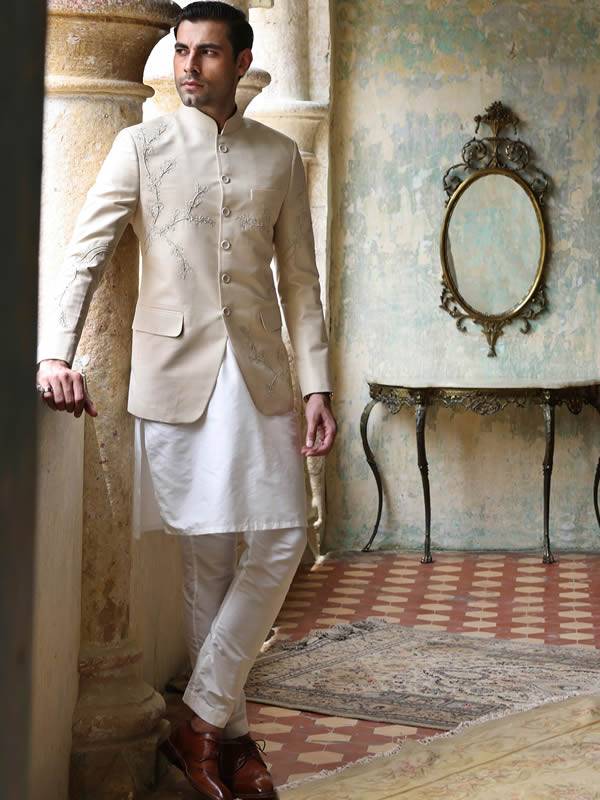 Kurta pajama with prince coat outlet