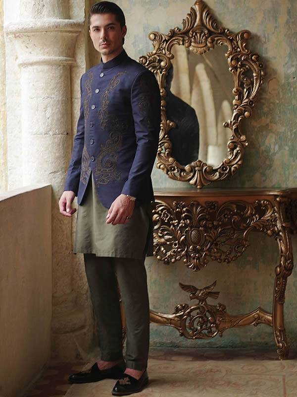 Embroidered Prince Coat for Mens Newcastle England UK Gorgeous Mens Prince Coat Suits