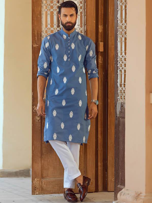 Designer Kurta Pajama for Festive Season Jeddah Saudi Arabia Kurta Shalwar for Wedding Events