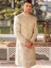 Indo Western Sherwani Michigan MI USA Graceful Mens Sherwani in Raw Silk