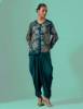 Picture of Paris Blue Vista Jacket with Dhoti Pants