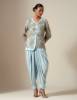 Picture of Paris Blue Vista Jacket with Dhoti Pants