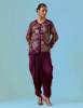 Picture of Paris Blue Vista Jacket with Dhoti Pants
