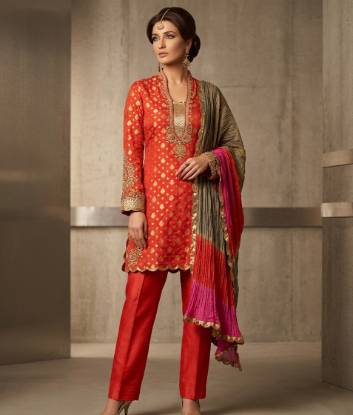 Banarsi Jamawar Shalwar Kameez Suit, Designer Pakistani Dress