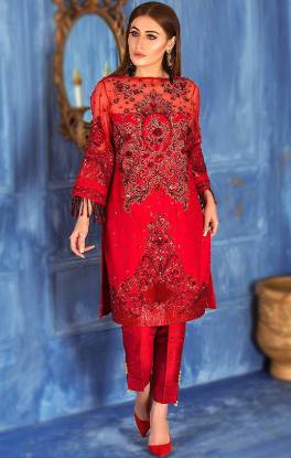Alizarin Red Indian Pakistani Party Wear USA Miami Florida Indian Pakistani Boutiques
