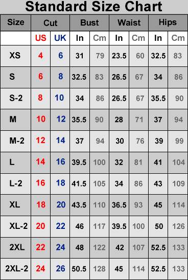 Women's Size Guide How to Measure Yourself